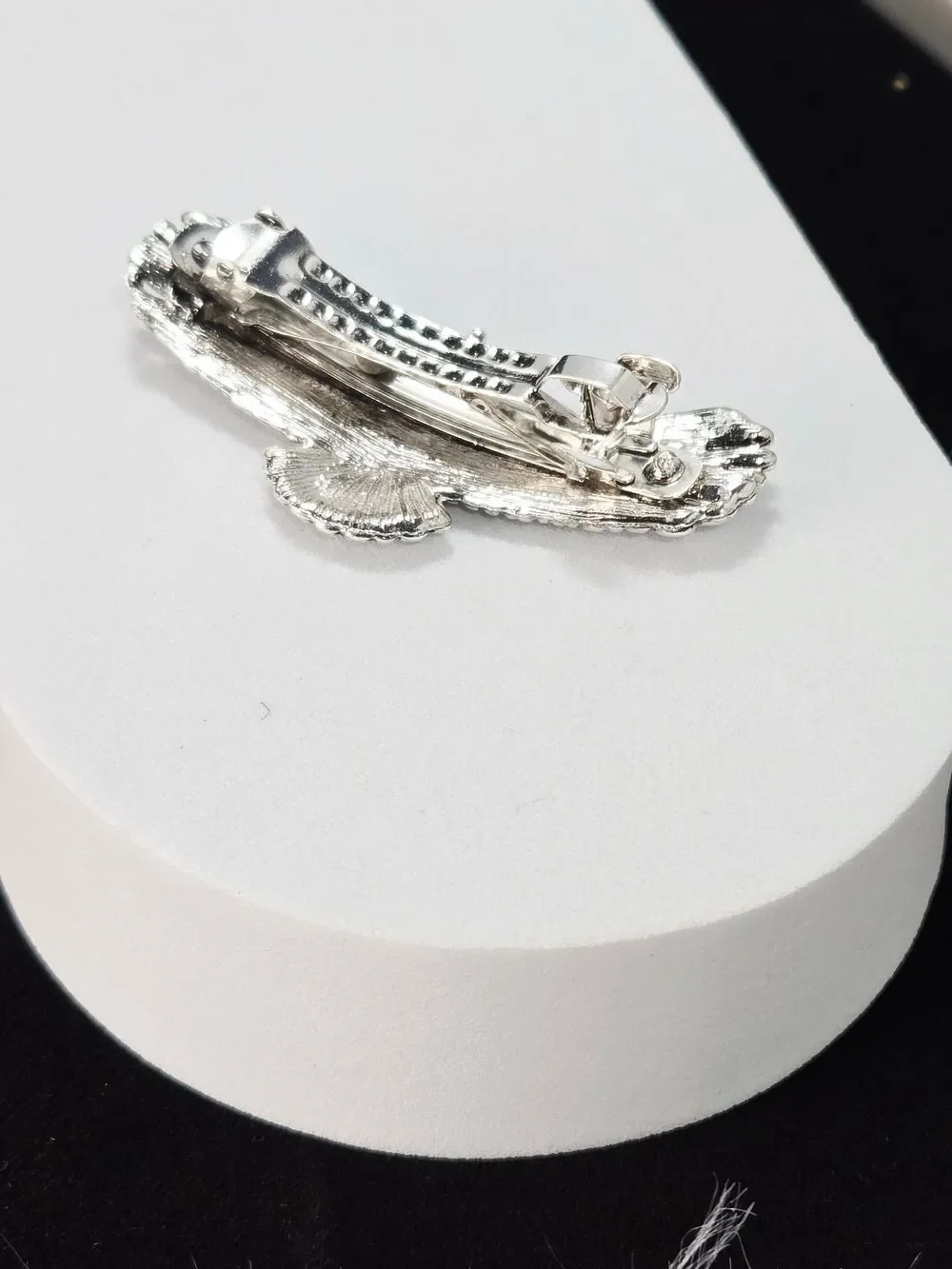 Western Americana Eagle Hair Clip Silver Flying Bird Barrette Coastal Cowgirl